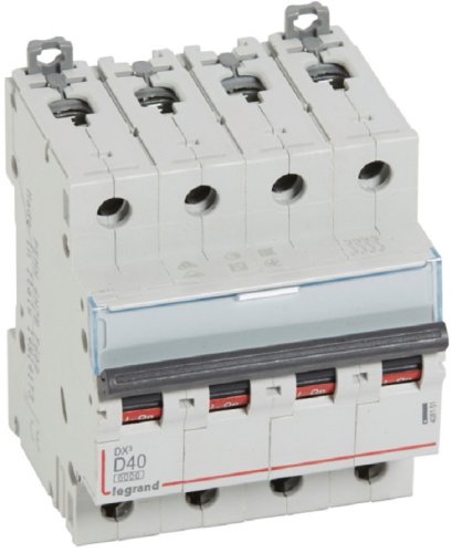 Выключатель автоматический Legrand DX3-E 6000 4п 40А D 10кА фото Выключатель автоматический Legrand DX3-E 6000 4п 40А D 10кА картинка